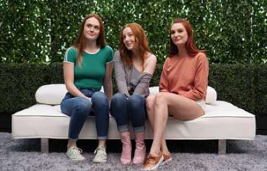 Amber, Brooklyn, Lacy - Three Redheads