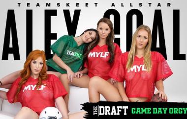 Lauren Phillips, Pristine Edge, Alex Coal, Jasmine Daze The Draft: Game Day Orgy