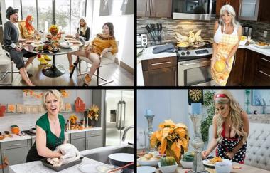 Dee Williams, Kayla Kayden, Juliett Russo, Sally Dangelo - Best Of Thanksgiving Mylfs